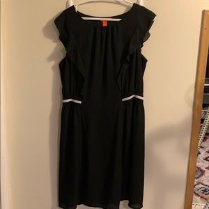 Black fitted comfortable dress